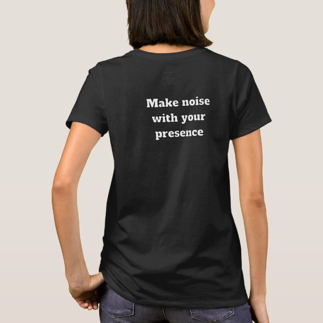 Camiseta Alborotar fuerte (Reverso)