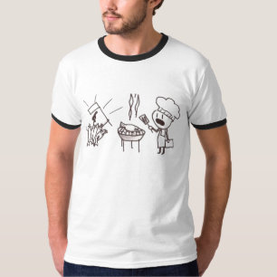 Camiseta alboroto de los pescados