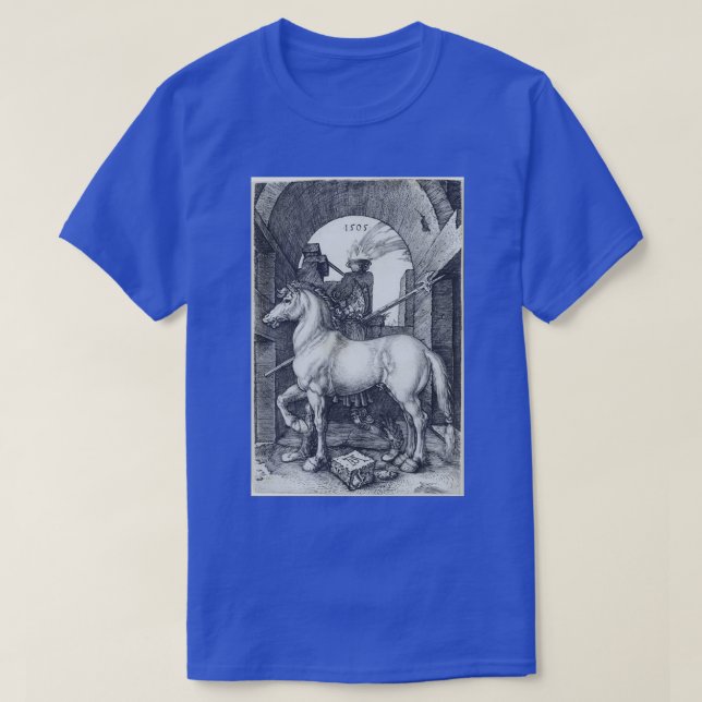 Camiseta Albrecht Drer El Caballo Pequeño 1505 (Diseño del anverso)