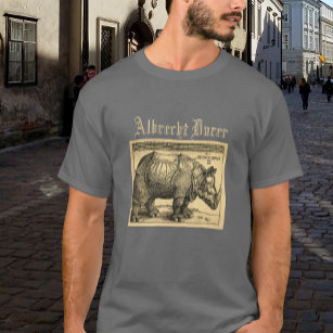 Camiseta Albrecht Durer Rhinoceros Carpintería Renacimiento