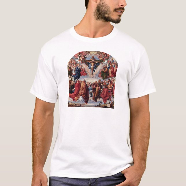 Camiseta Albrecht Durer - toda la imagen de los santos (Anverso)
