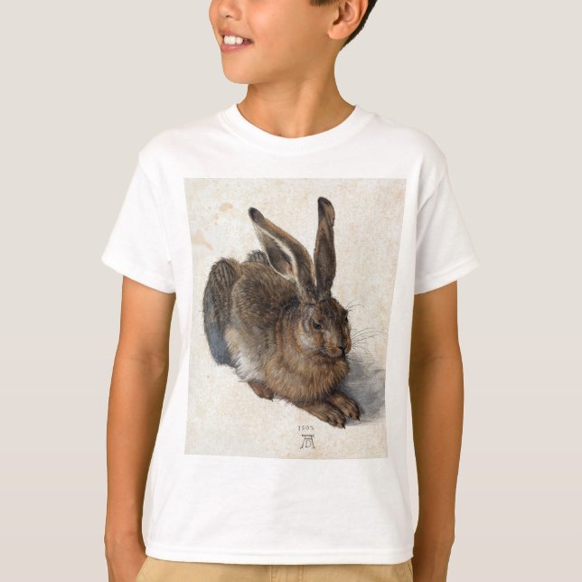 Camiseta Albrecht Dürer, Young Hare, 1502 (Anverso)