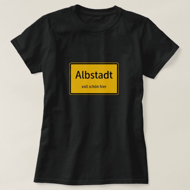 Camiseta Albstadt Damen Frauen T-Shirt Tshirt Shirt (Diseño del anverso)
