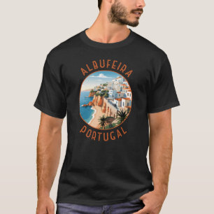 Camiseta Albufeira Portugal Círculo en crisis retro
