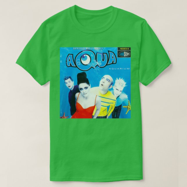 Camiseta Álbum acuario de Aqua (Diseño del anverso)