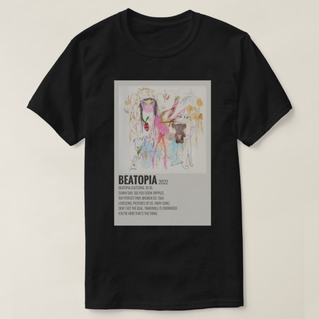 Camiseta álbum beabadoobee beatopia (Diseño del anverso)