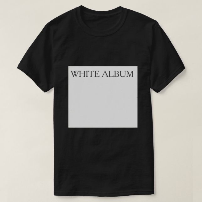 Camiseta Álbum blanco de Hoodie para hombres (Diseño del anverso)