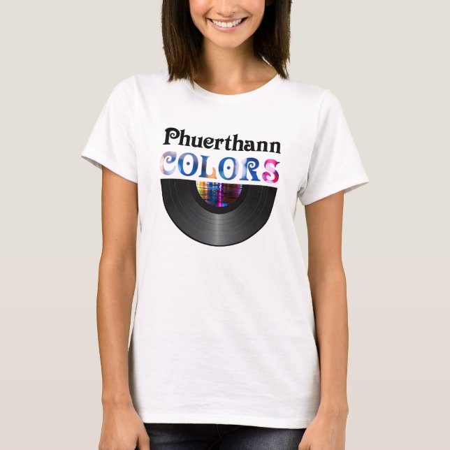 Camiseta Álbum "Colores" semivinílico (Anverso)