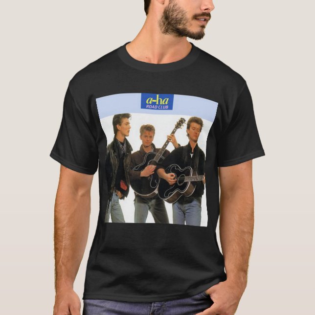Camiseta Álbum de A-ha - Road Club 1988 (Anverso)
