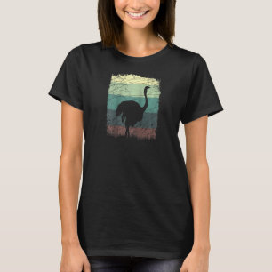 Camiseta Álbum de avestruz animal salvari Raglan