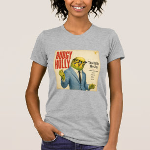 Camiseta Álbum de Budgy Holly: una parodia