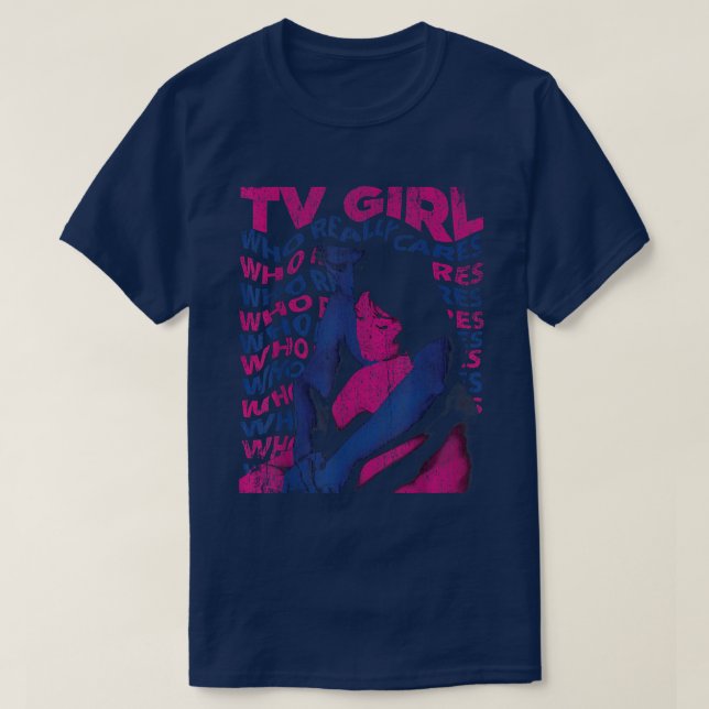 Camiseta Álbum de Chicas de televisión que realmente se pre (Diseño del anverso)