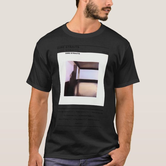 Camiseta álbum de Dire Straits (Anverso)