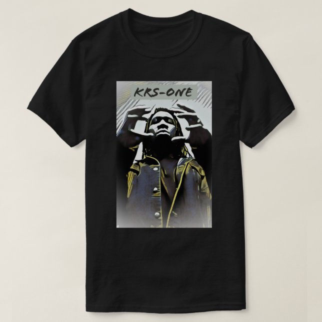 Camiseta Álbum de oro inspirado por KRS ONE (Diseño del anverso)