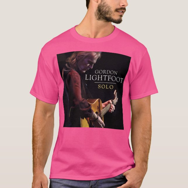 Camiseta Álbum individual del cantante Gordon Lightfoot (Anverso)