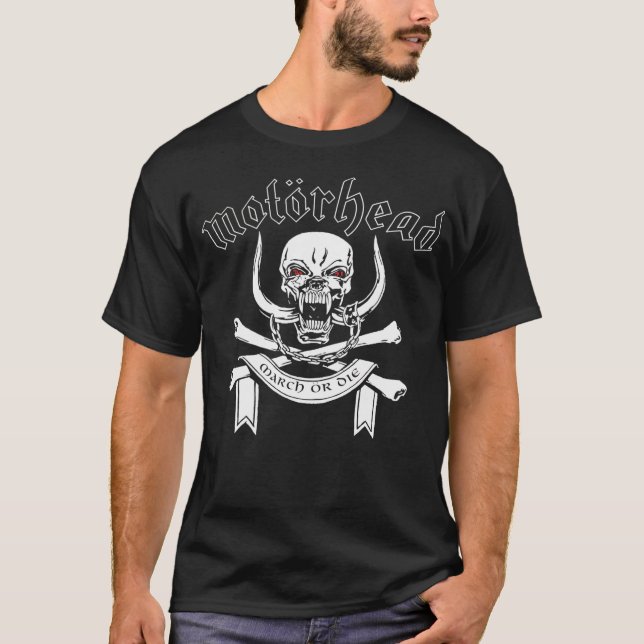 Camiseta Album Motrhead March R Die (Anverso)