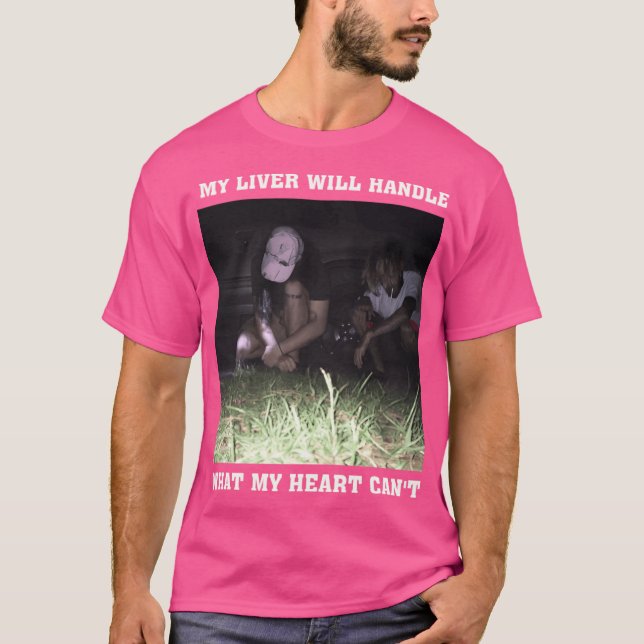 Camiseta Album my liver will handle what my heart cant frie (Anverso)
