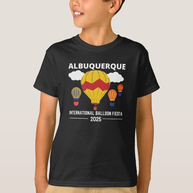Camiseta Albuquerque Balloon Fiesta 2025 (Anverso)