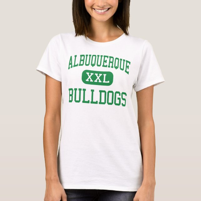 Camiseta Albuquerque - bulldoges - alta - Albuquerque (Anverso)
