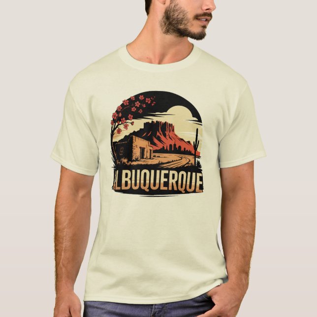 Camiseta Albuquerque City New Mexico USA (Anverso)