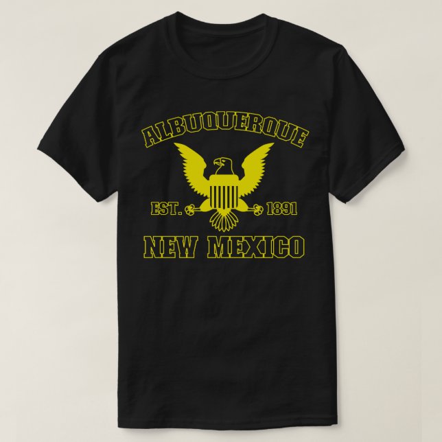Camiseta Albuquerque Nuevo México Albuquerque NM (Diseño del anverso)