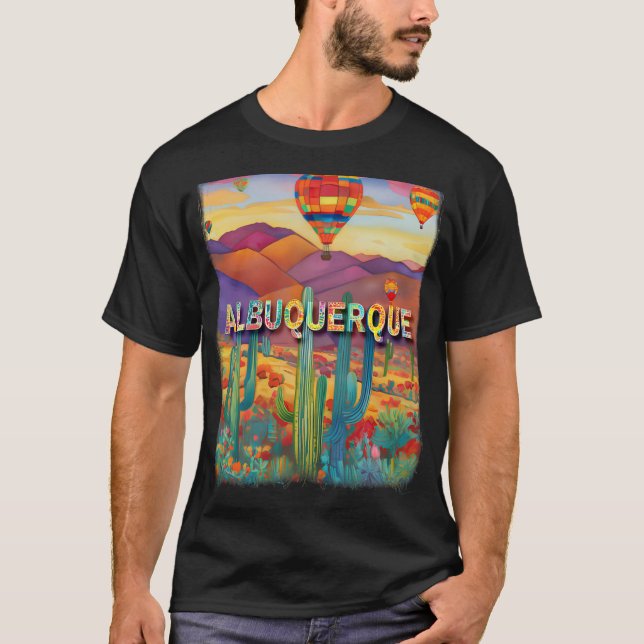 Camiseta Albuquerque Nuevo México Nm Oasis del Desierto Sd3 (Anverso)