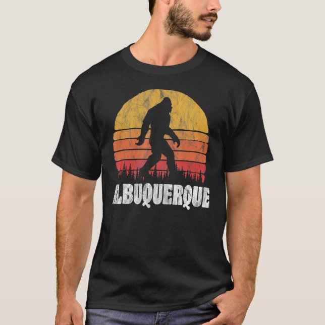 Camiseta Albuquerque Vintage Ochenta Gran Retro Sunset (Anverso)