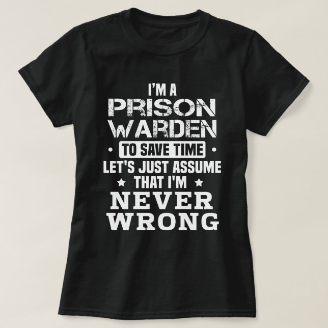 Camiseta Alcaide de Prisión (Diseño del anverso)
