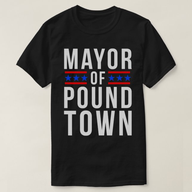 Camiseta Alcalde de la población de la ciudad de Pound es e (Diseño del anverso)
