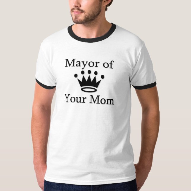 Camiseta Alcalde de su mamá (Anverso)