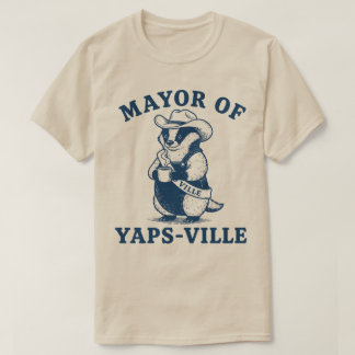 Camiseta Alcalde De Yapsville Tejón Divertido