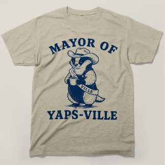 Camiseta Alcalde De Yapsville Tejón Divertido