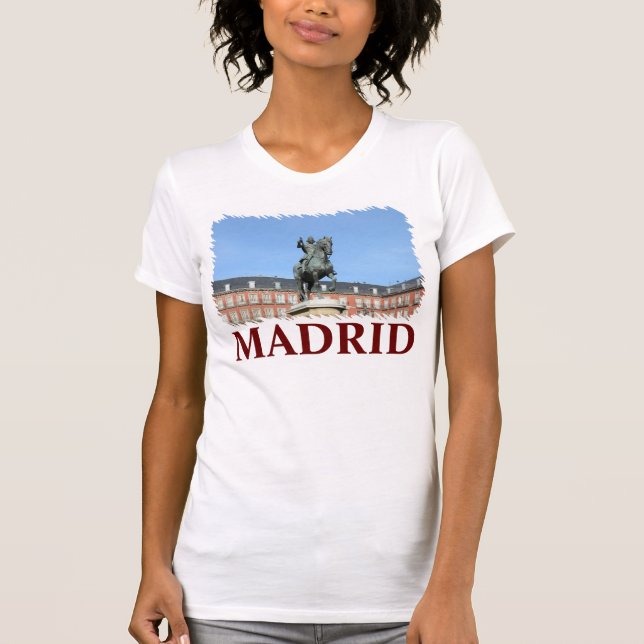 Camiseta Alcalde Madrid, España de la plaza (Anverso)