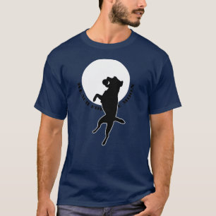 Camiseta Alcance de Jack Russell Terrier para la luna
