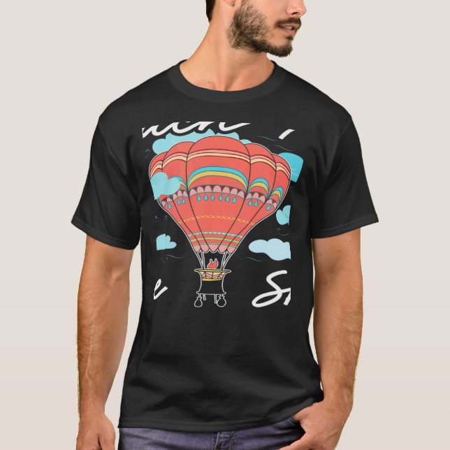 Camiseta Alcance De La Bola De Aire Caliente De Sky Balloon (Anverso)