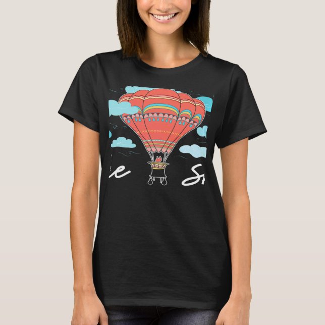 Camiseta Alcance De La Bola De Aire Caliente De Sky Balloon (Anverso)