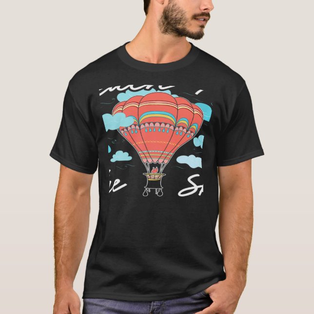 Camiseta Alcance De La Bola De Aire Caliente De Sky Balloon (Anverso)