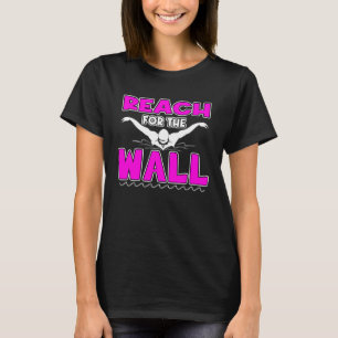 Camiseta Alcance de la pared Natación para hombres mujeres