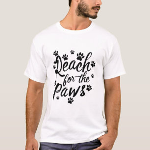 Camiseta Alcance De La Tipografía De Paws