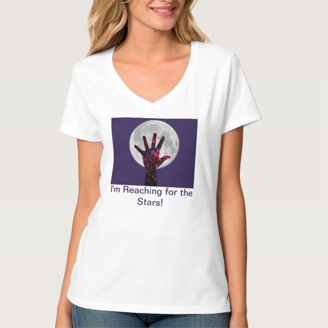 Camiseta Alcance de las estrellas  (Anverso)