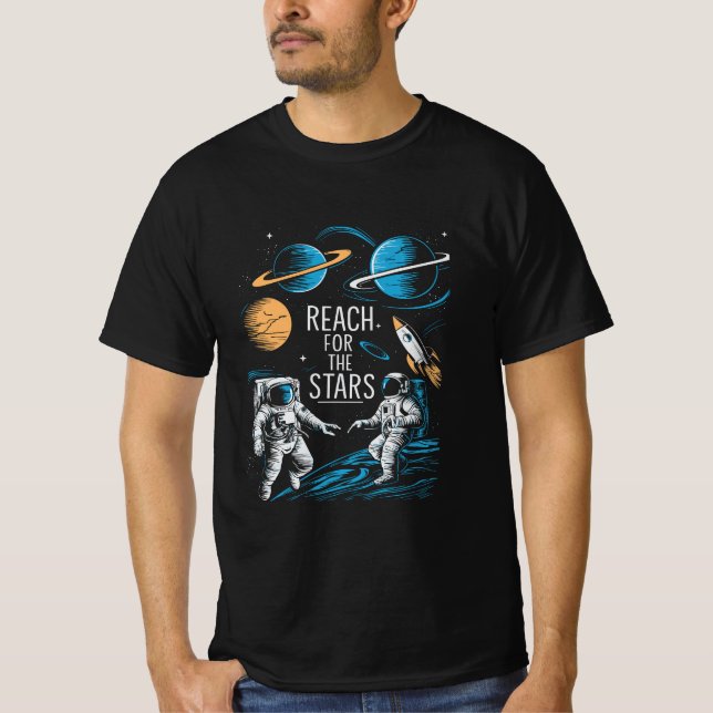 Camiseta Alcance de las estrellas (Anverso)