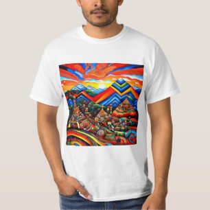 Camiseta Alcance máximo de la montaña al atardecer 1