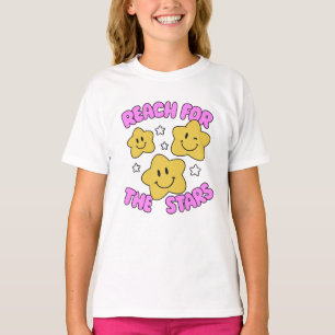 Camiseta Alcance para las estrellas - Inspiración Cute Smil