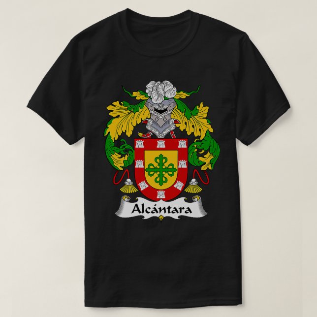 Camiseta Alcantara Coat of Arms Family Crest Premium  (Diseño del anverso)