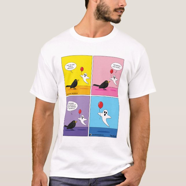 Camiseta Alcanzar el cómic de objetivo opuesto (Anverso)
