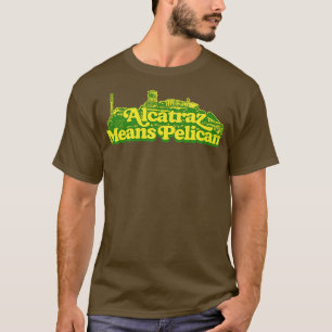 Camiseta Alcatraz significa pelícano