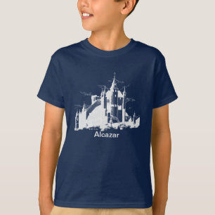 camiseta - Alcázar (blanco sobre oscuro)
