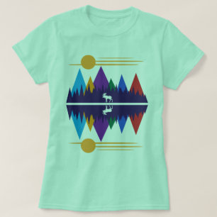 Camiseta Alce a la luz de la luna