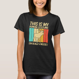 Camiseta Alce Cool Para Hombres Mujeres Alce Ciervo Toro Al