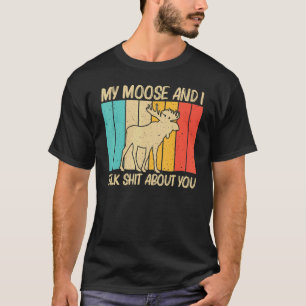 Camiseta Alce Cool Para Hombres Mujeres Alce Ciervo Toro Al